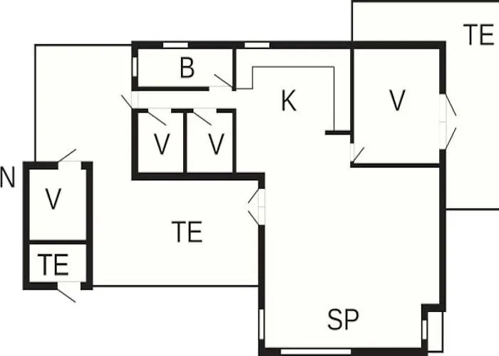 Casa de Férias 6 Person In Saeby-by Traum *